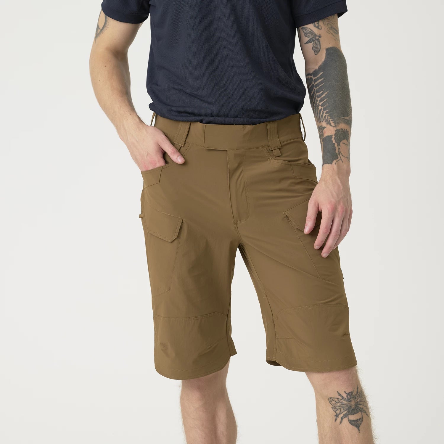 Helikon-Tex OTS 11" šortky taktické outdoorové VersaStretch Lite, Black – detail 14