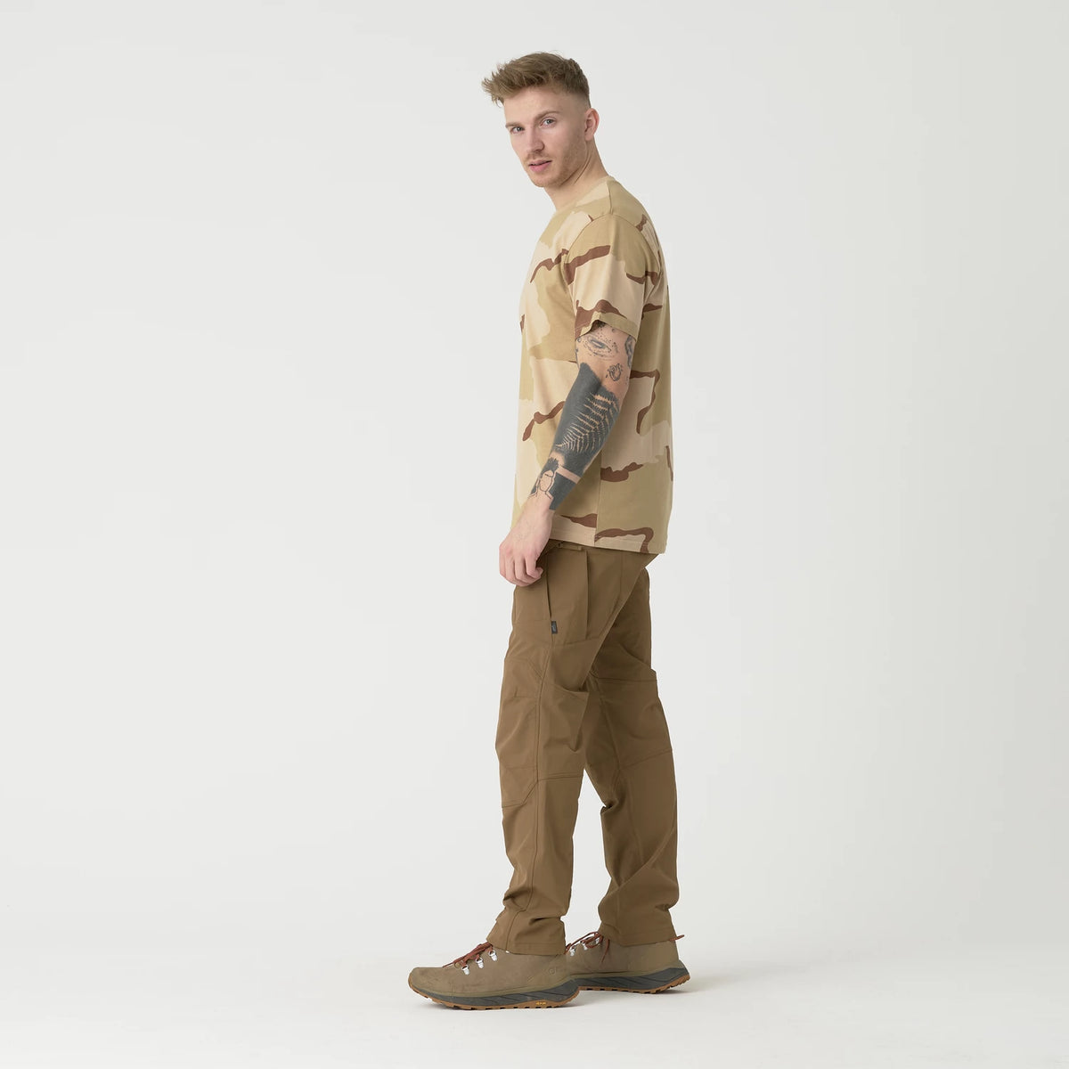 Helikon-Tex OTP nohavice VersaStretch taktické Outdoorové Versa Stretch, Mud Brown – detail 5
