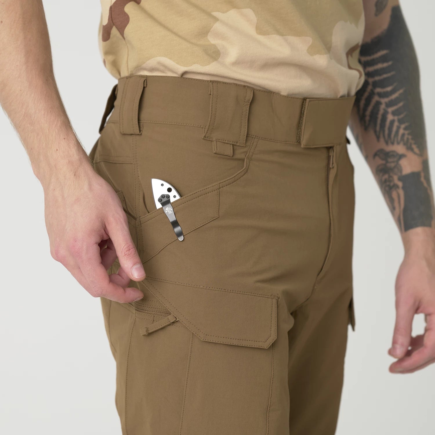 Helikon-Tex OTP nohavice VersaStretch taktické Outdoorové Versa Stretch, Shadow Grey – detail 10