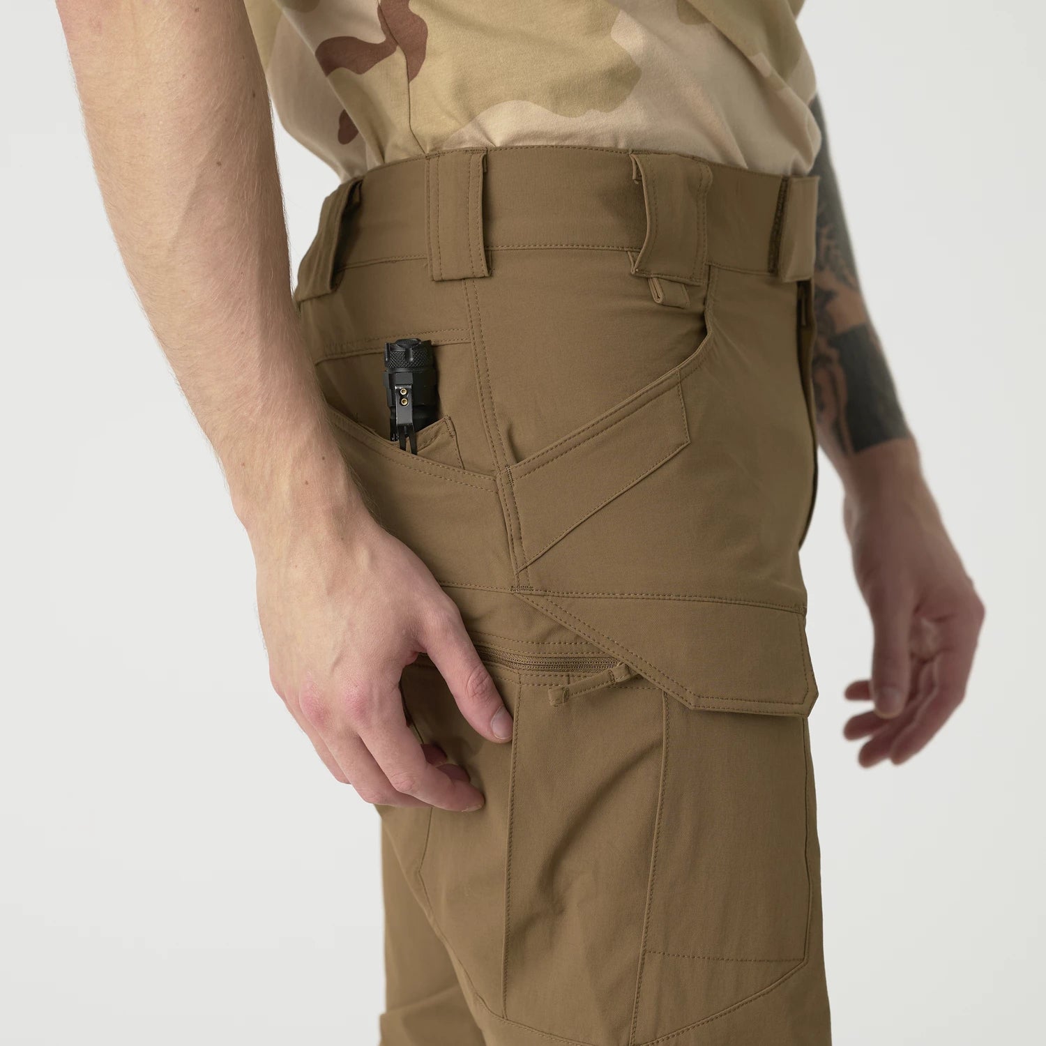 Helikon-Tex OTP nohavice VersaStretch taktické Outdoorové Versa Stretch, Shadow Grey – detail 11
