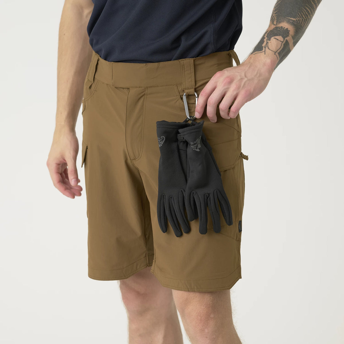 Helikon-Tex OTS 8.5" šortky VersaStretch taktické outdoorové Versa Stretch Lite, Crimson Sky / Black – detail 2