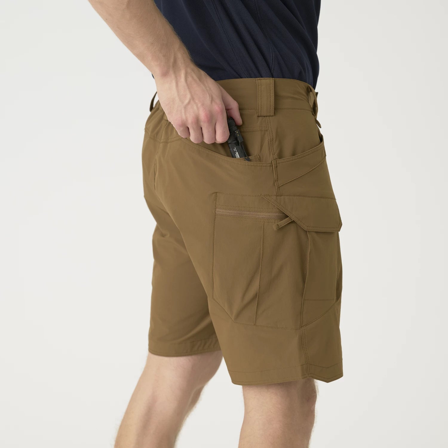 Helikon-Tex OTS 8.5" šortky VersaStretch taktické outdoorové Versa Stretch Lite, Khaki – detail 4
