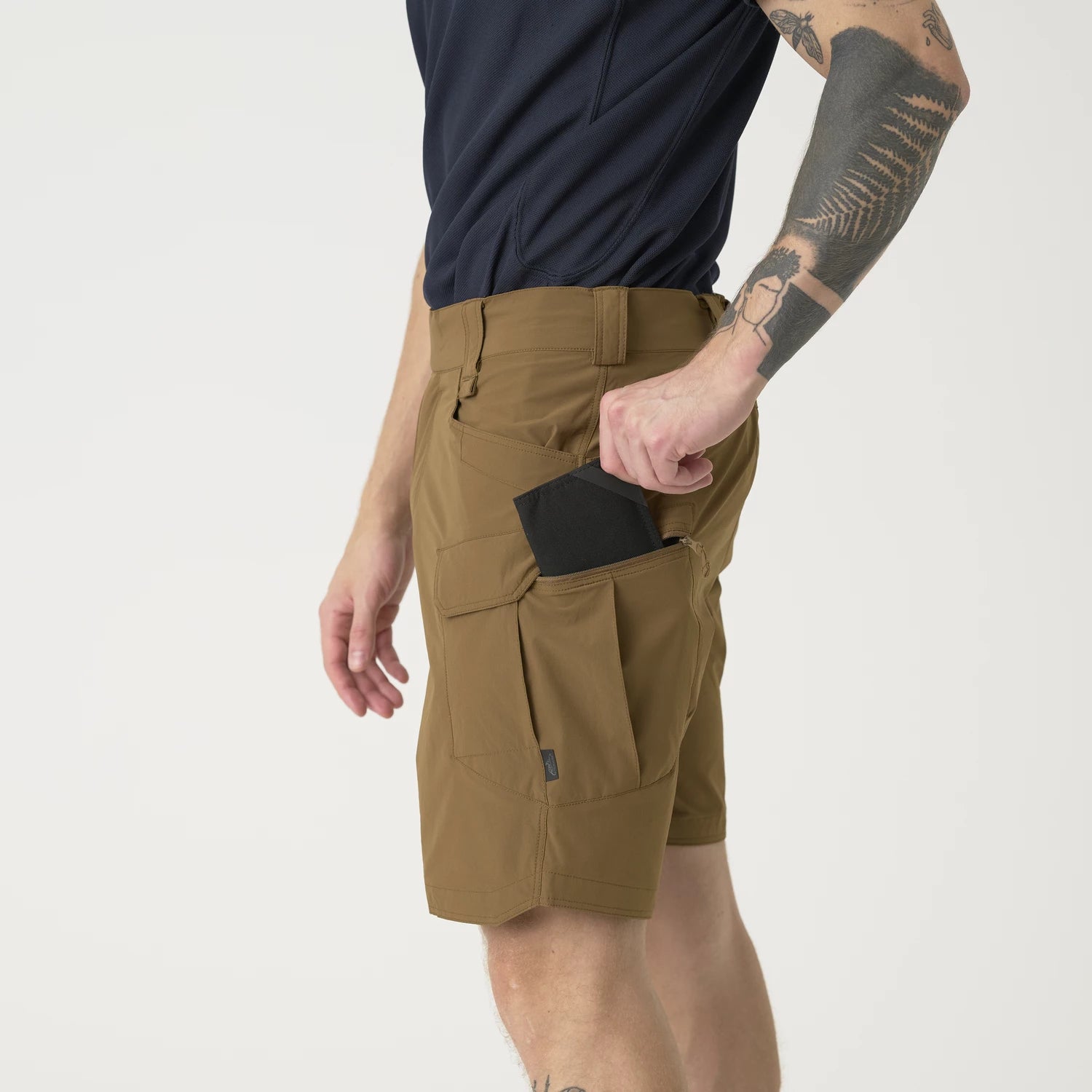 Helikon-Tex OTS 8.5" šortky VersaStretch taktické outdoorové Versa Stretch Lite, Khaki – detail 5
