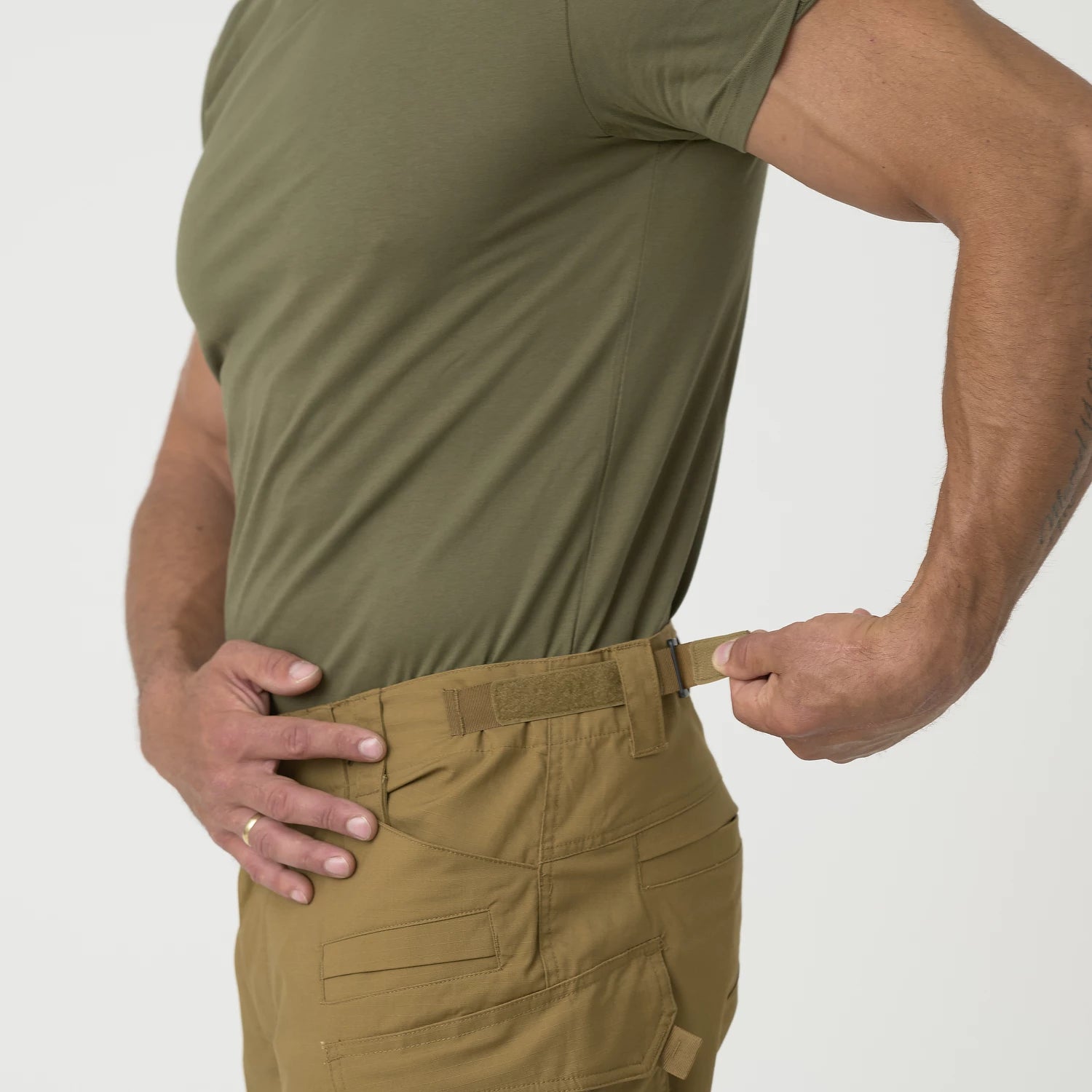 Helikon-Tex SFU NEXT Mk2 nohavice PolyCotton Stretch Ripstop, čierne – detail 2