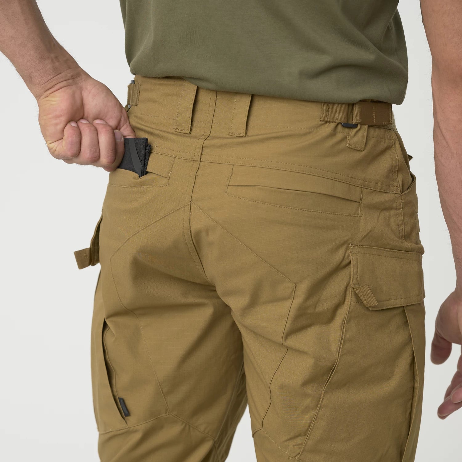 Helikon-Tex SFU NEXT Mk2 nohavice PolyCotton Stretch Ripstop, čierne – detail 6