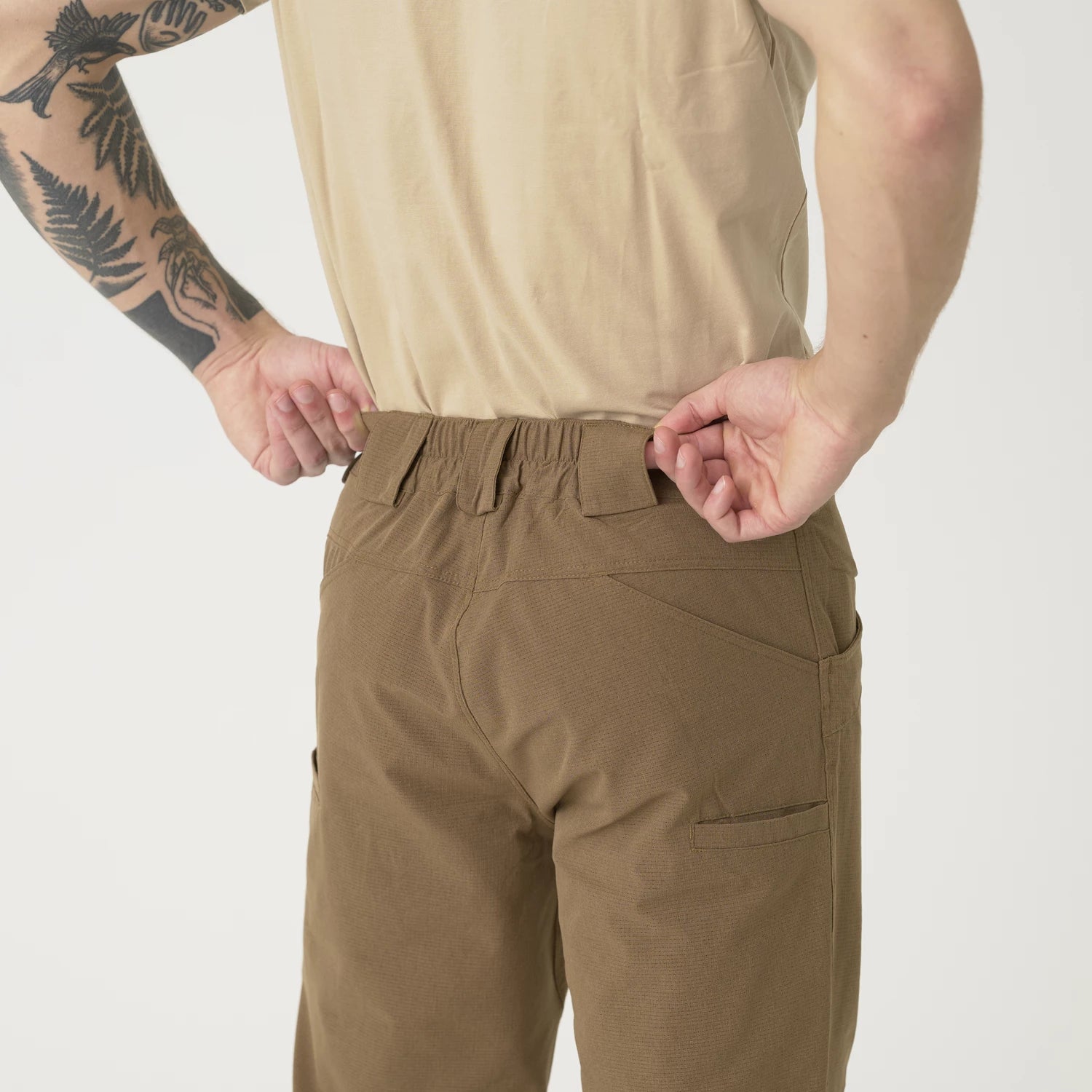 Helikon-Tex AeroTech trekingové nohavice taktické, Mud Brown – detail 3