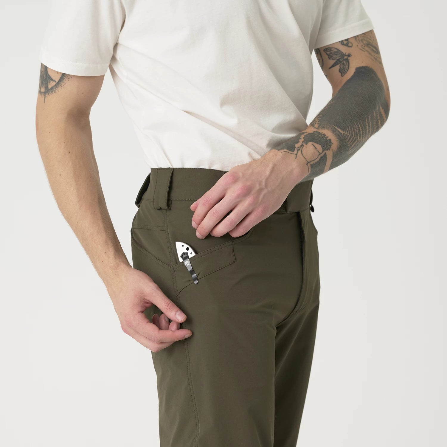 Helikon-Tex VersaStretch trekingové nohavice taktické, Black – detail 6