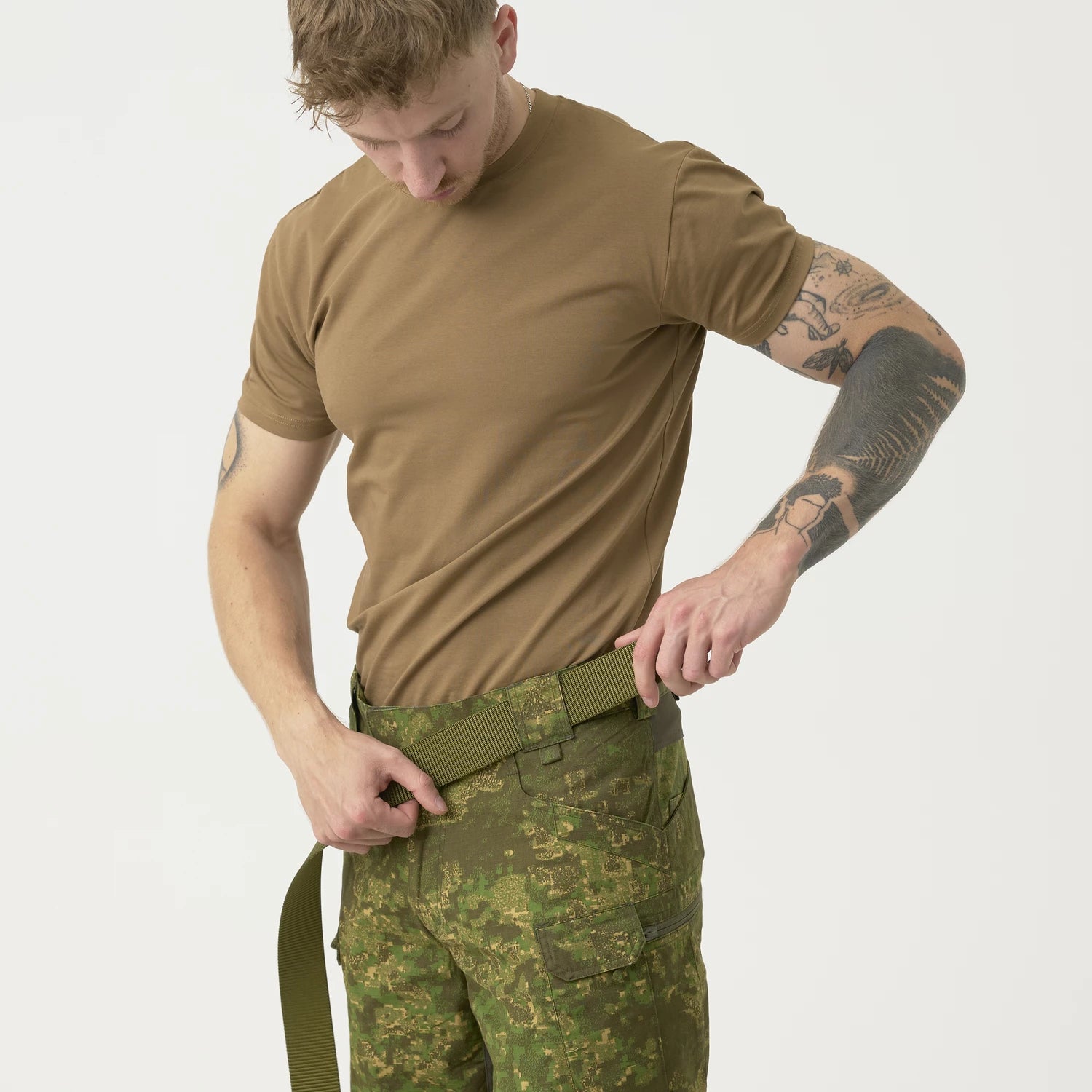 Helikon-Tex UTS Flex nohavice taktické krátke 11'' - NyCo Ripstop - PenCott WildWood™ – detail 3