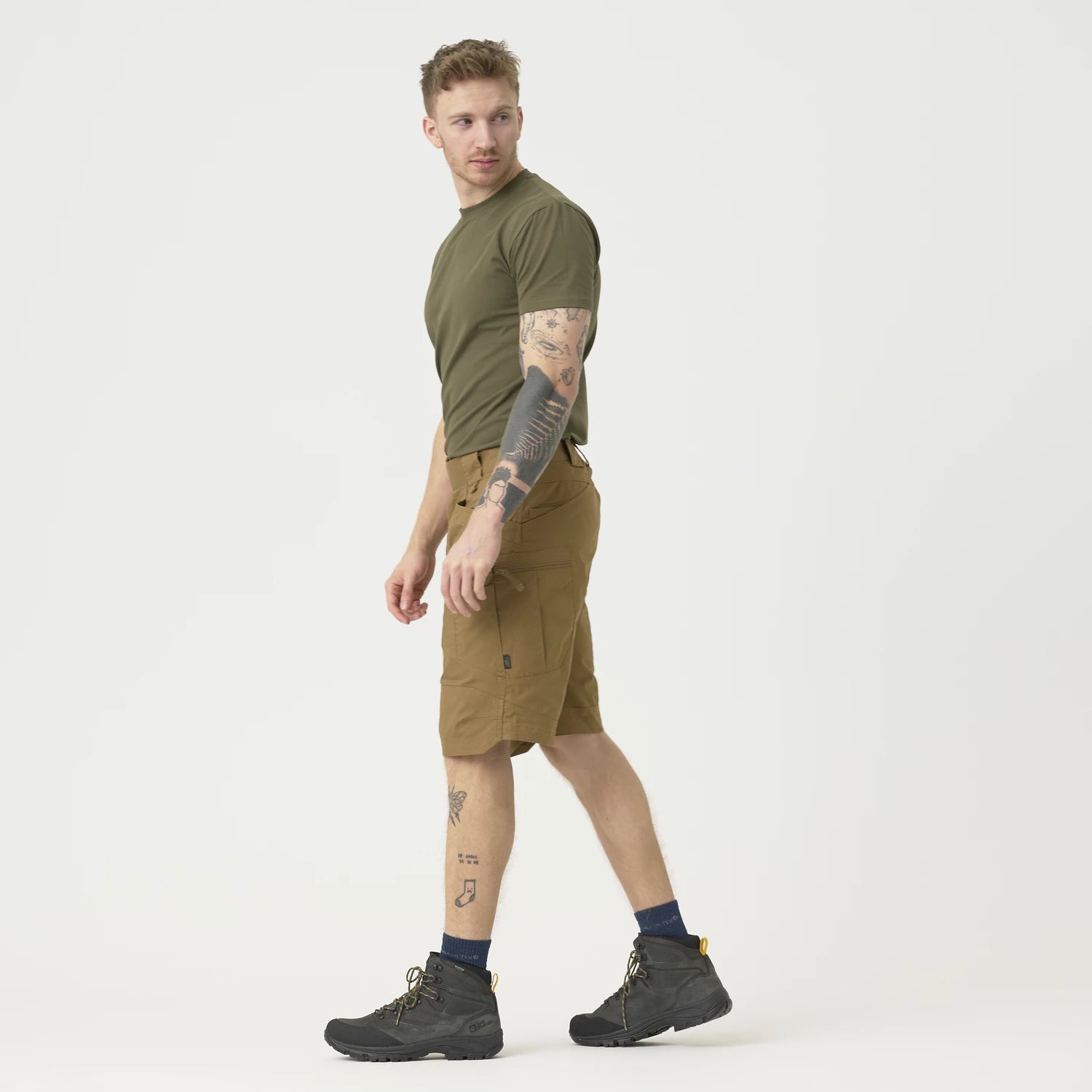 Helikon-Tex Urban Tactical 11" krátke nohavice Rip-Stop polycotton, Crimson Sky/Ash Grey – detail 1