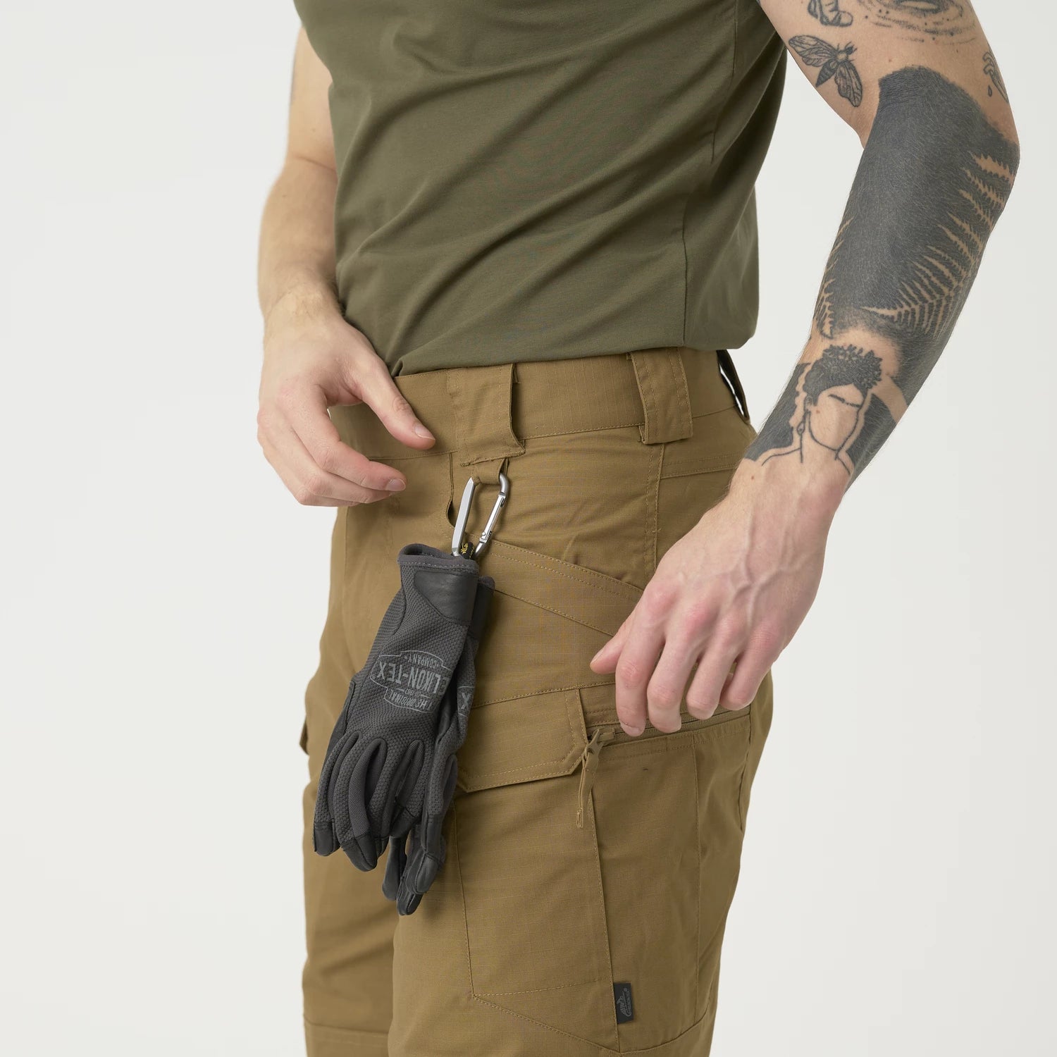 Helikon-Tex Urban Tactical 11" krátke nohavice Rip-Stop polycotton, Crimson Sky/Ash Grey – detail 2