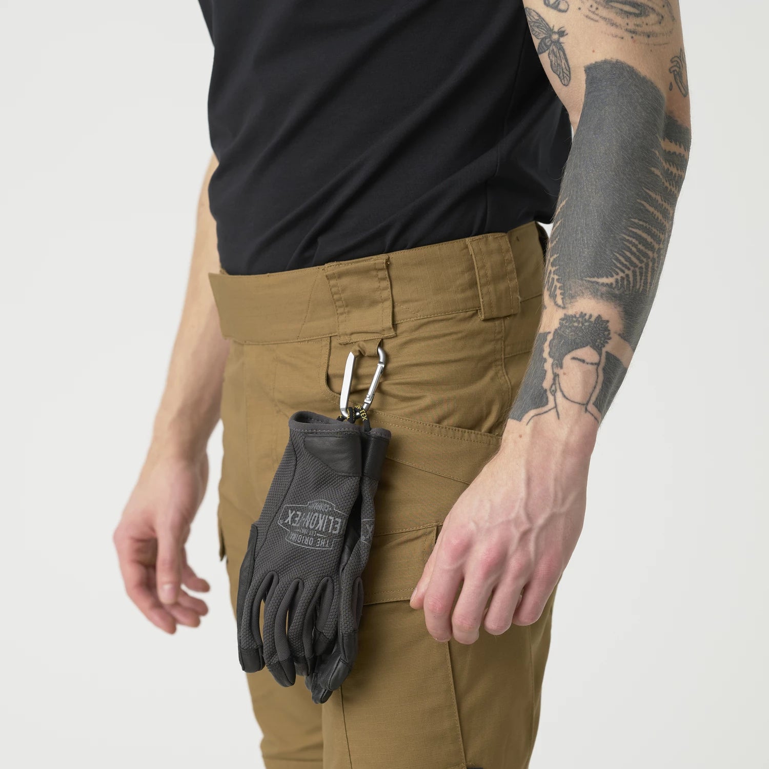 Helikon-Tex UTP nohavice taktické PolyCotton Ripstop, US Woodland – detail 2
