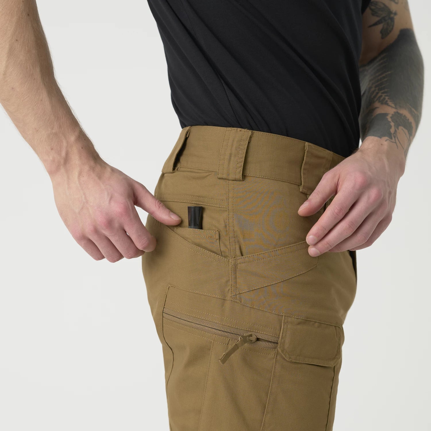 Helikon-Tex Urban Tactical nohavice Rip-Stop polycotton, Adaptive Green – detail 5