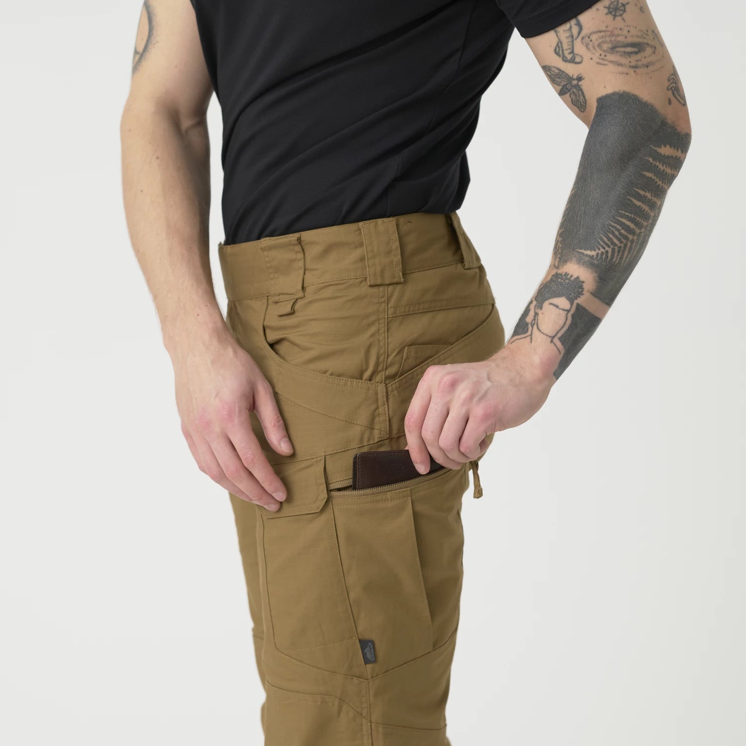 Helikon-Tex Urban Tactical nohavice Rip-Stop polycotton, Adaptive Green – detail 6