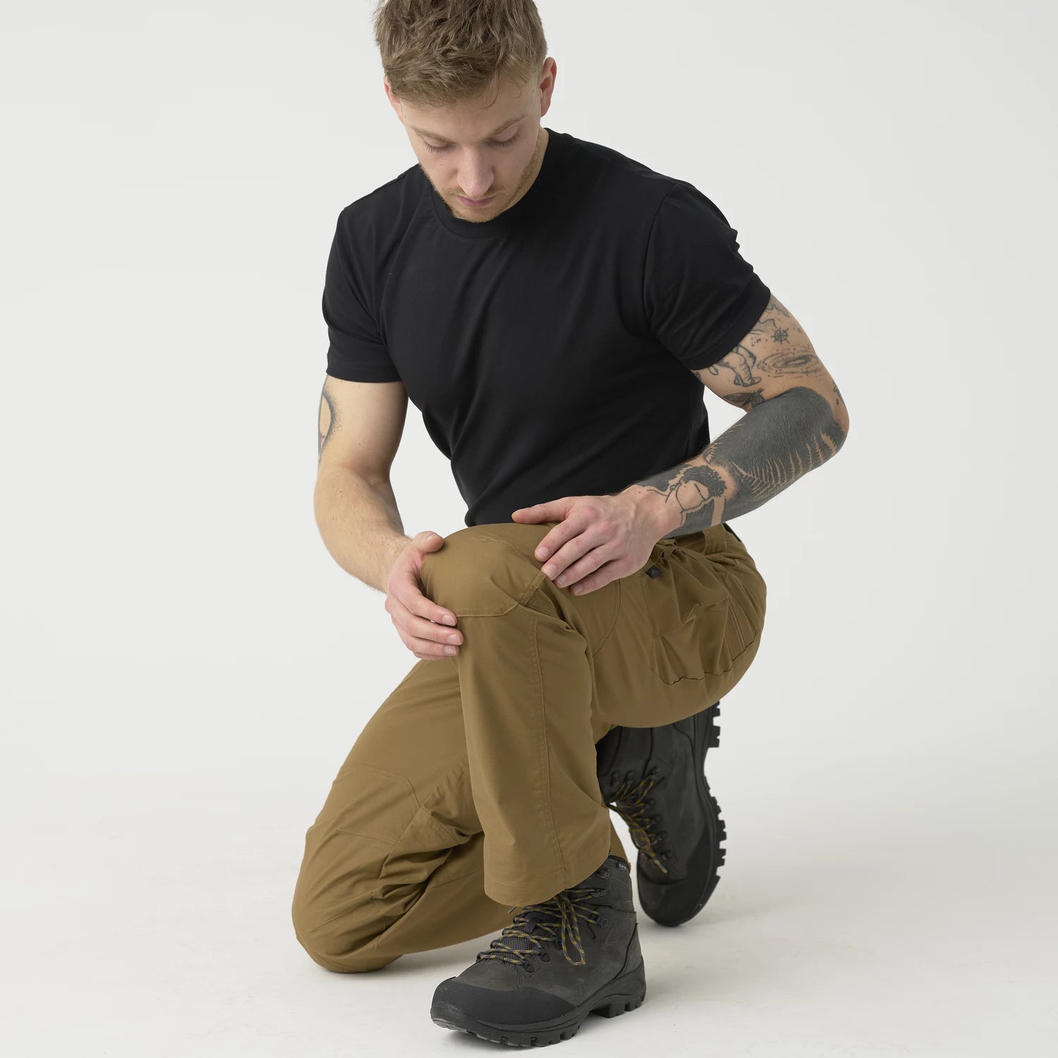 Helikon-Tex UTP nohavice taktické PolyCotton Ripstop, US Woodland – detail 7