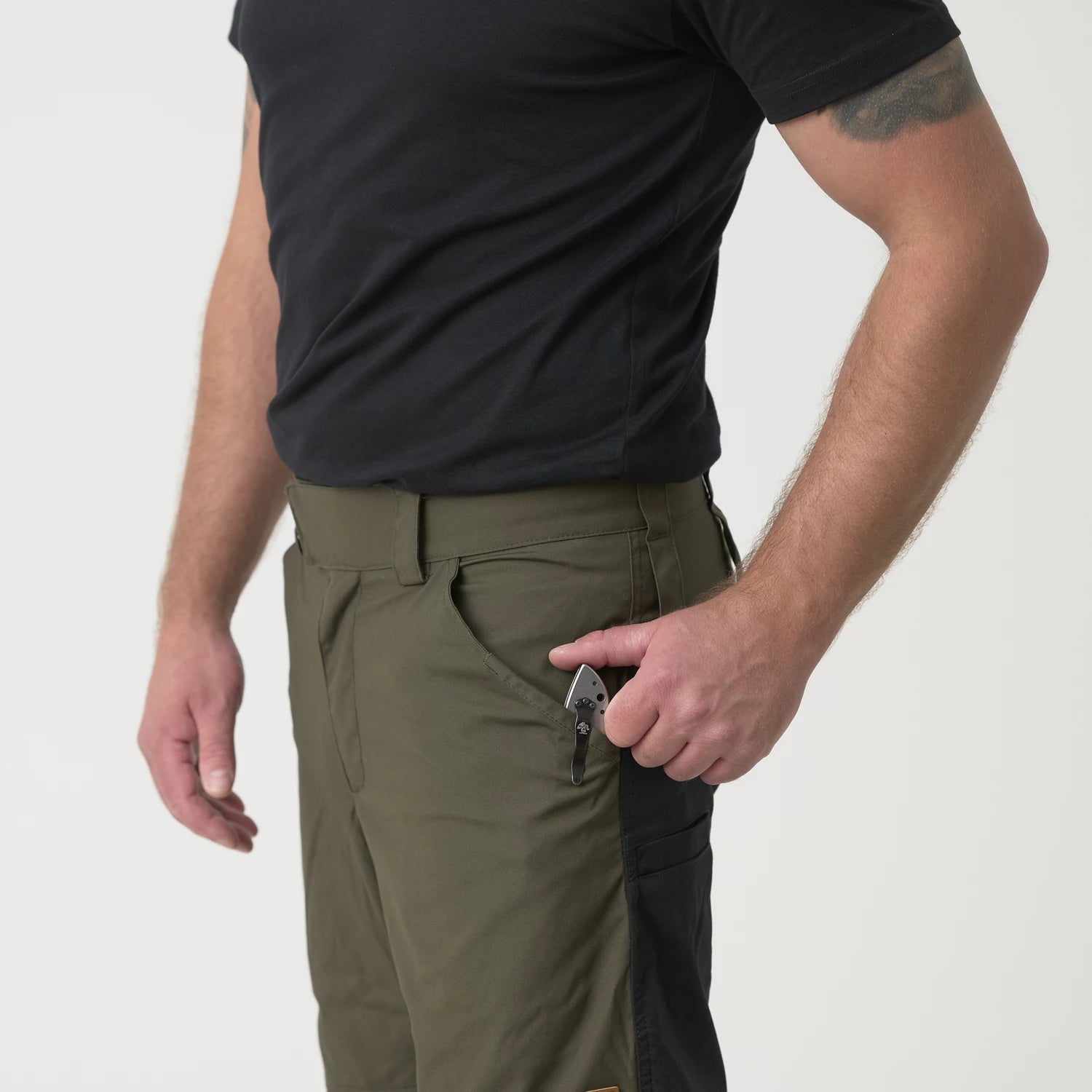 Helikon-Tex WOODSMAN nohavice, Taiga Green – detail 3