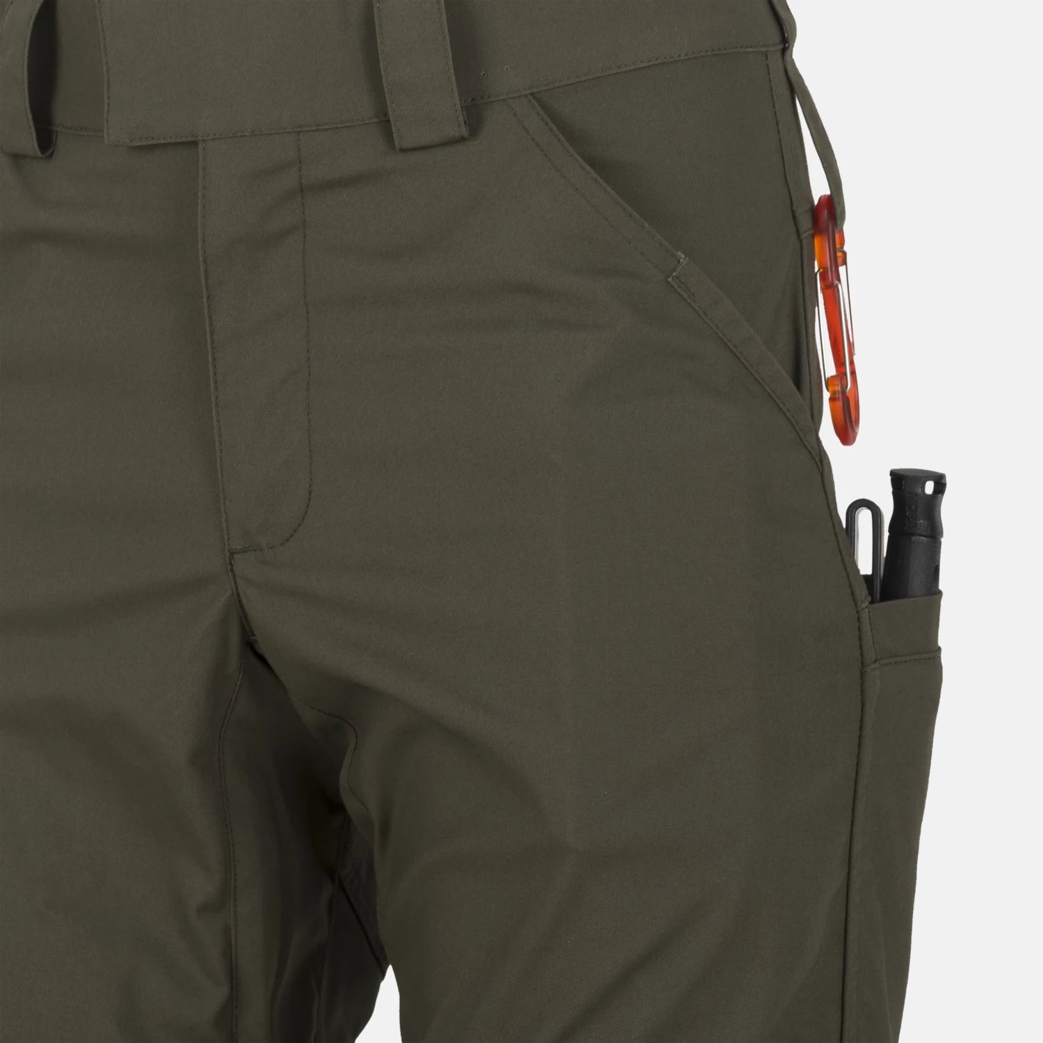 Helikon-Tex WOODSMAN nohavice, popolavo sivé – detail 4