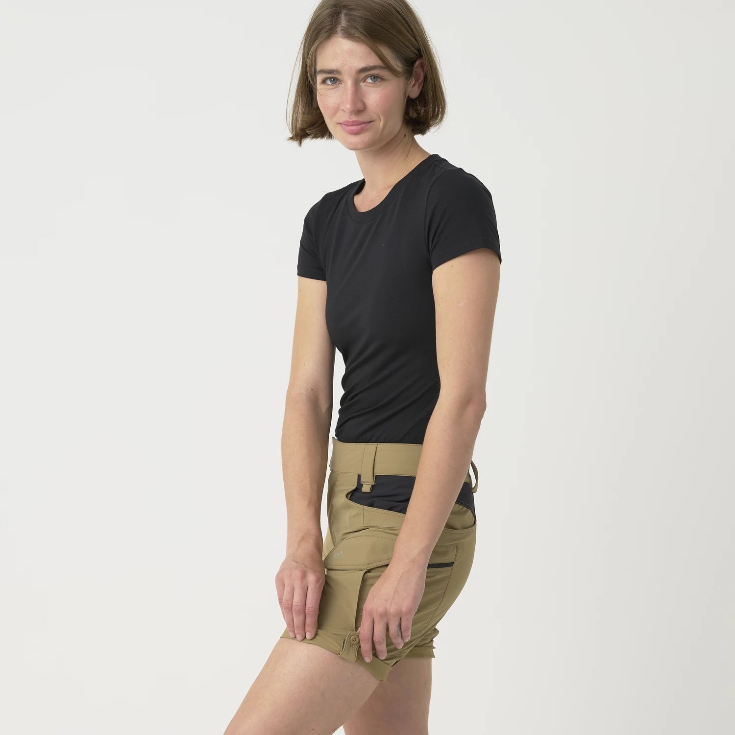 Helikon-Tex OTP 8,5" dámske krátke nohavice, Shadow Grey / Black – detail 7
