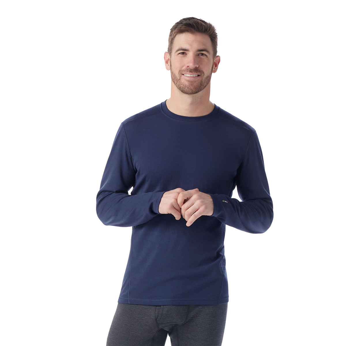 Smartwool Merino 250 Baselayer Crew Boxed pánske tričko s dlhým rukávom, deep navy