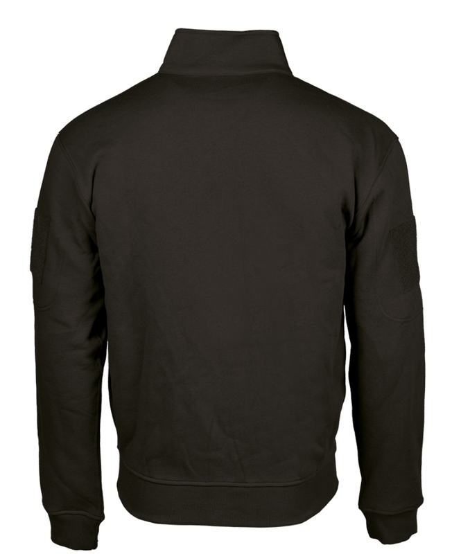 Mil-Tec taktická mikina na zips, ?ierna