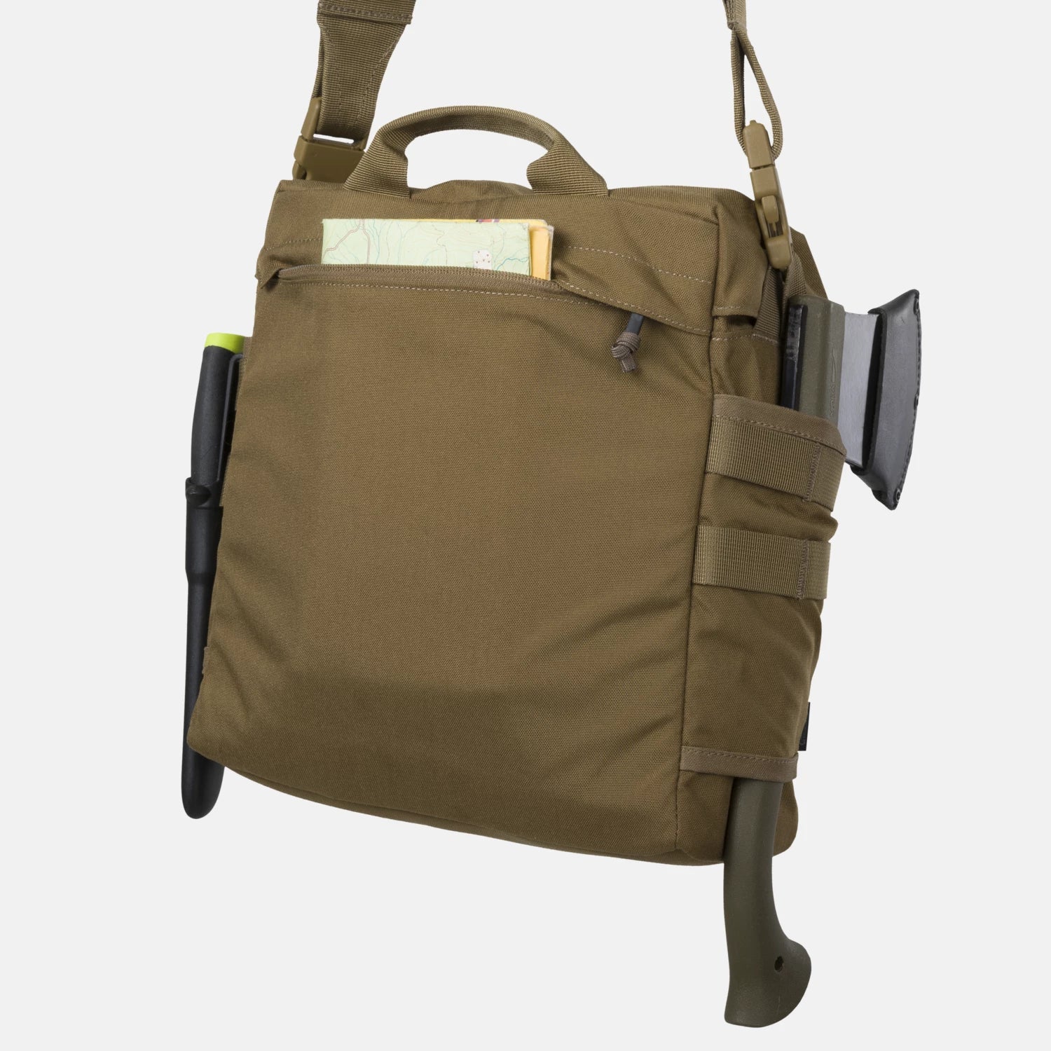 Helikon-Tex Bushcraft Haversack taška Cordura, Earth Brown / Clay – detail 1