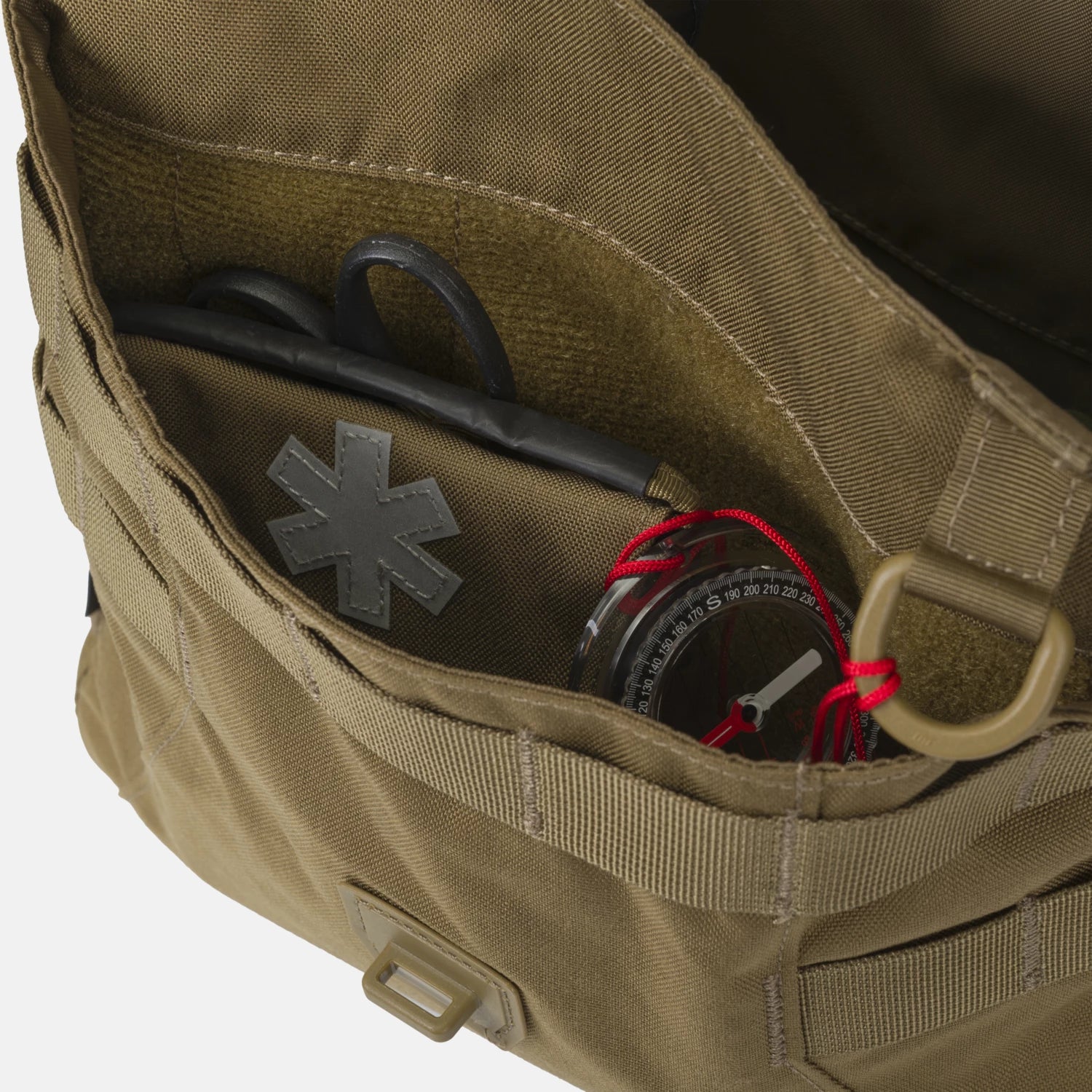 Helikon-Tex Bushcraft Haversack taška Cordura, Earth Brown / Clay – detail 2