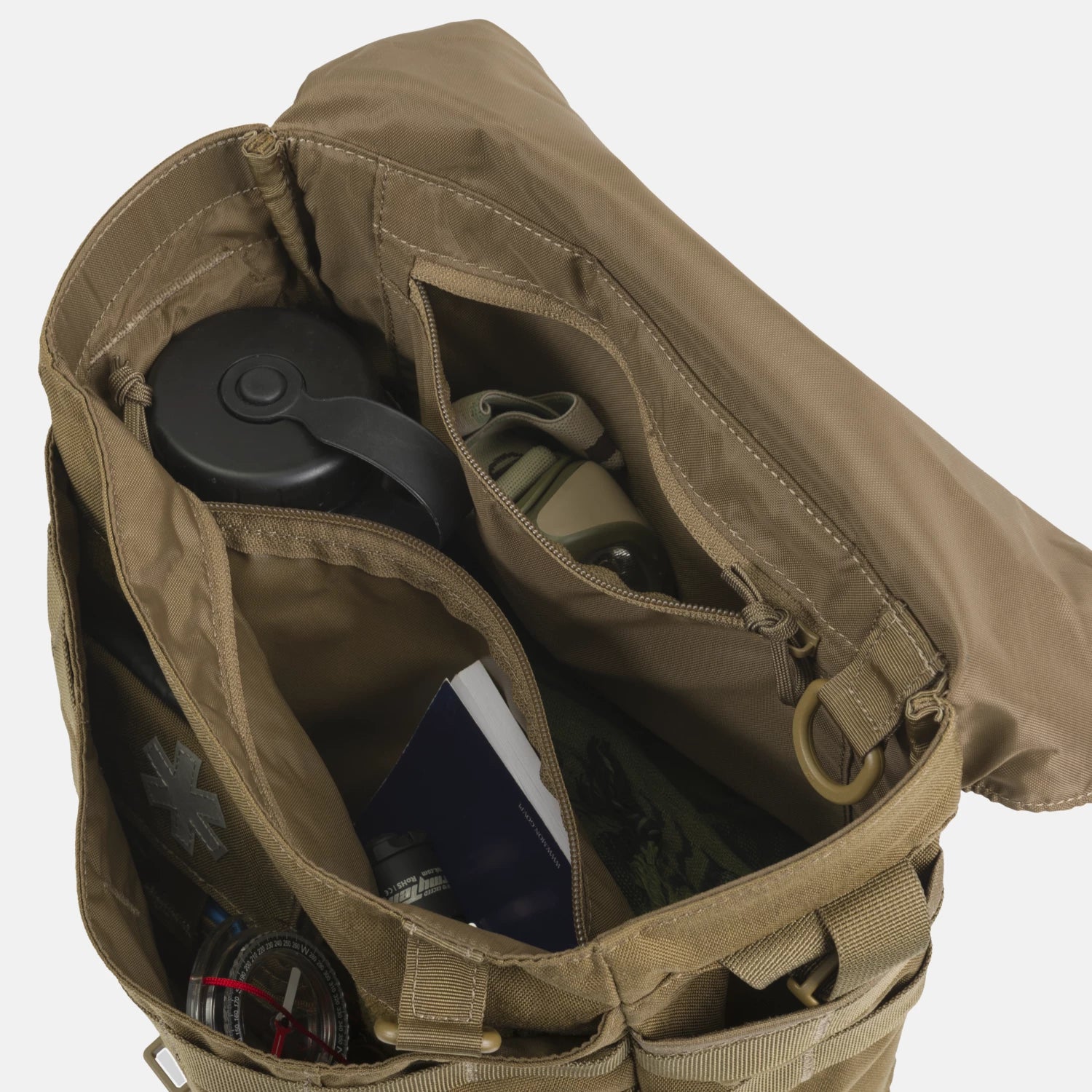 Helikon-Tex Bushcraft Haversack Bag taška cez rameno Cordura®, čierna – detail 4