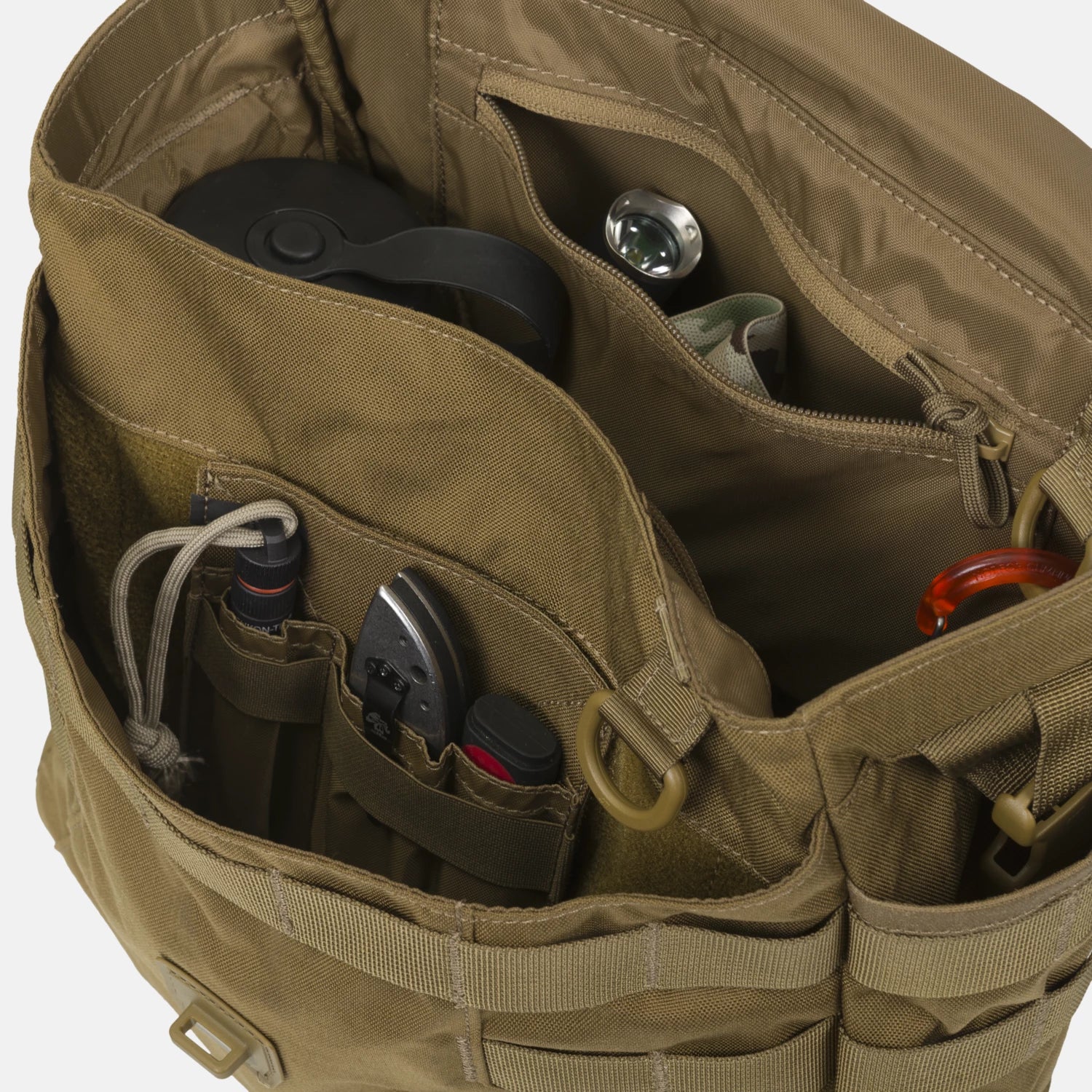 Helikon-Tex Bushcraft Haversack taška Cordura, Earth Brown / Clay – detail 7