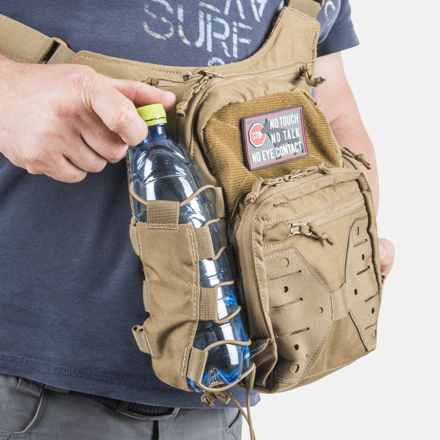 Helikon-Tex EDC taška cez rameno Cordura, MultiCam Black – detail 6