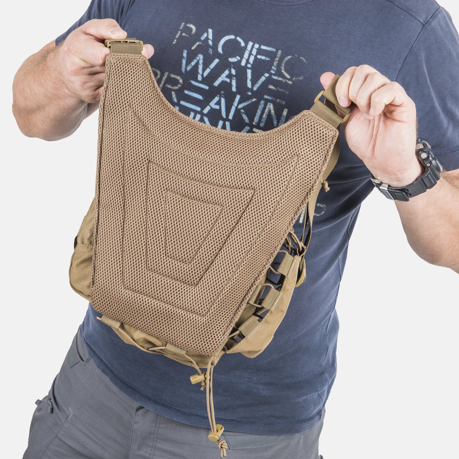 Helikon-Tex EDC taška cez rameno, Adaptive Green – detail 12