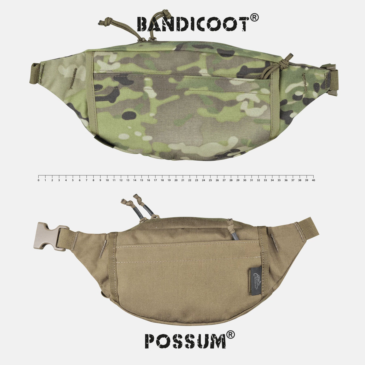 Helikon-Tex POSSUM ľadvinka Cordura, Shadow Grey – detail 5