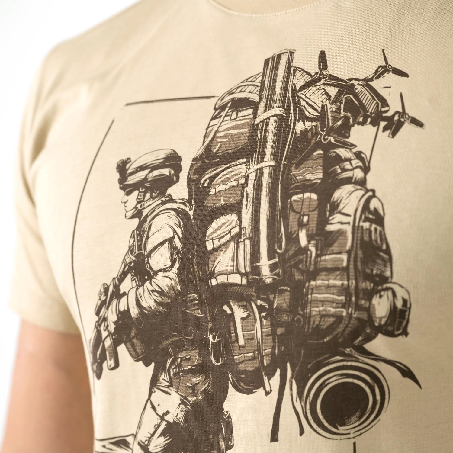 Helikon-Tex Light Infantry tričko, olive green
