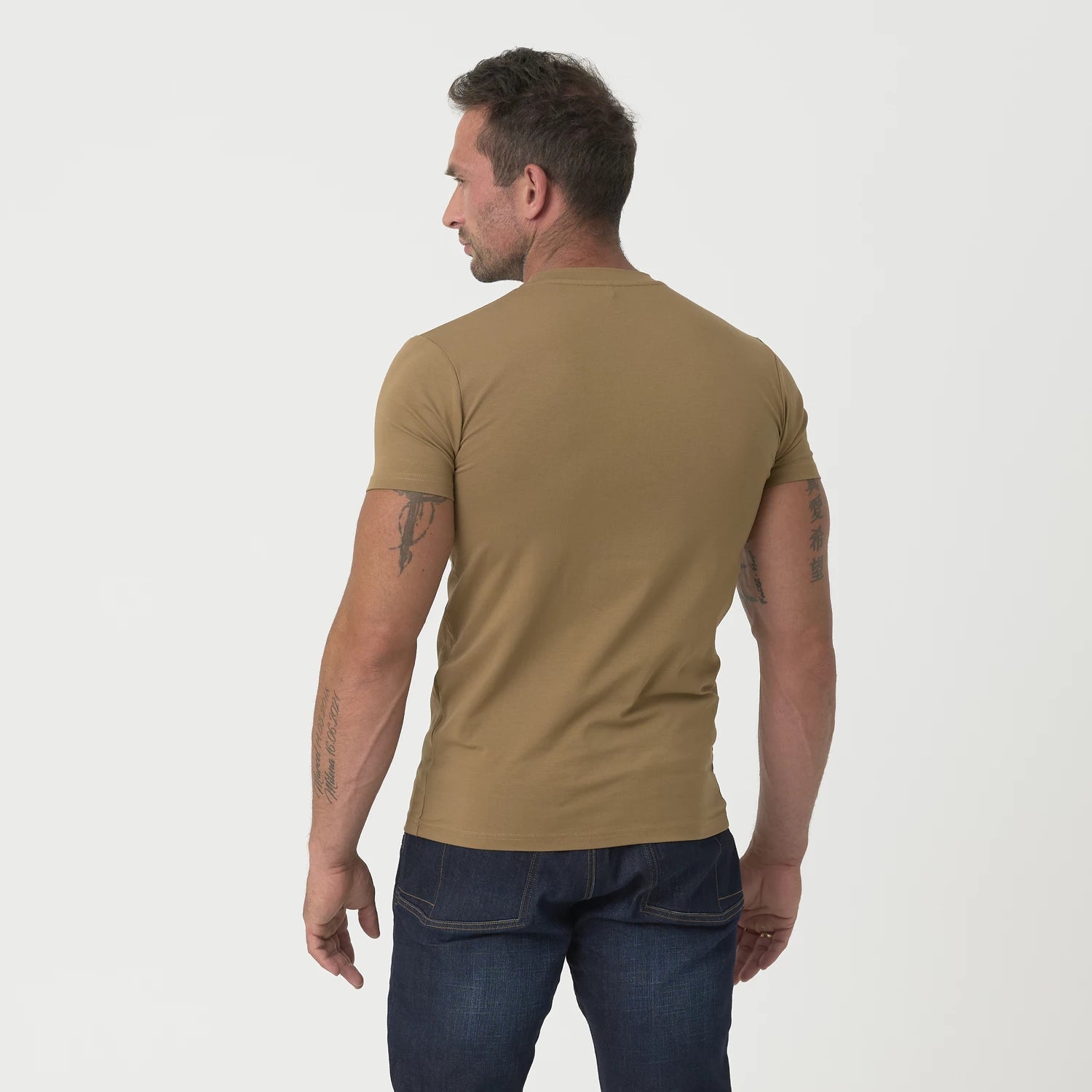 Helikon-Tex SLIM tričko z organickej bavlny, U.S. Green – detail 2