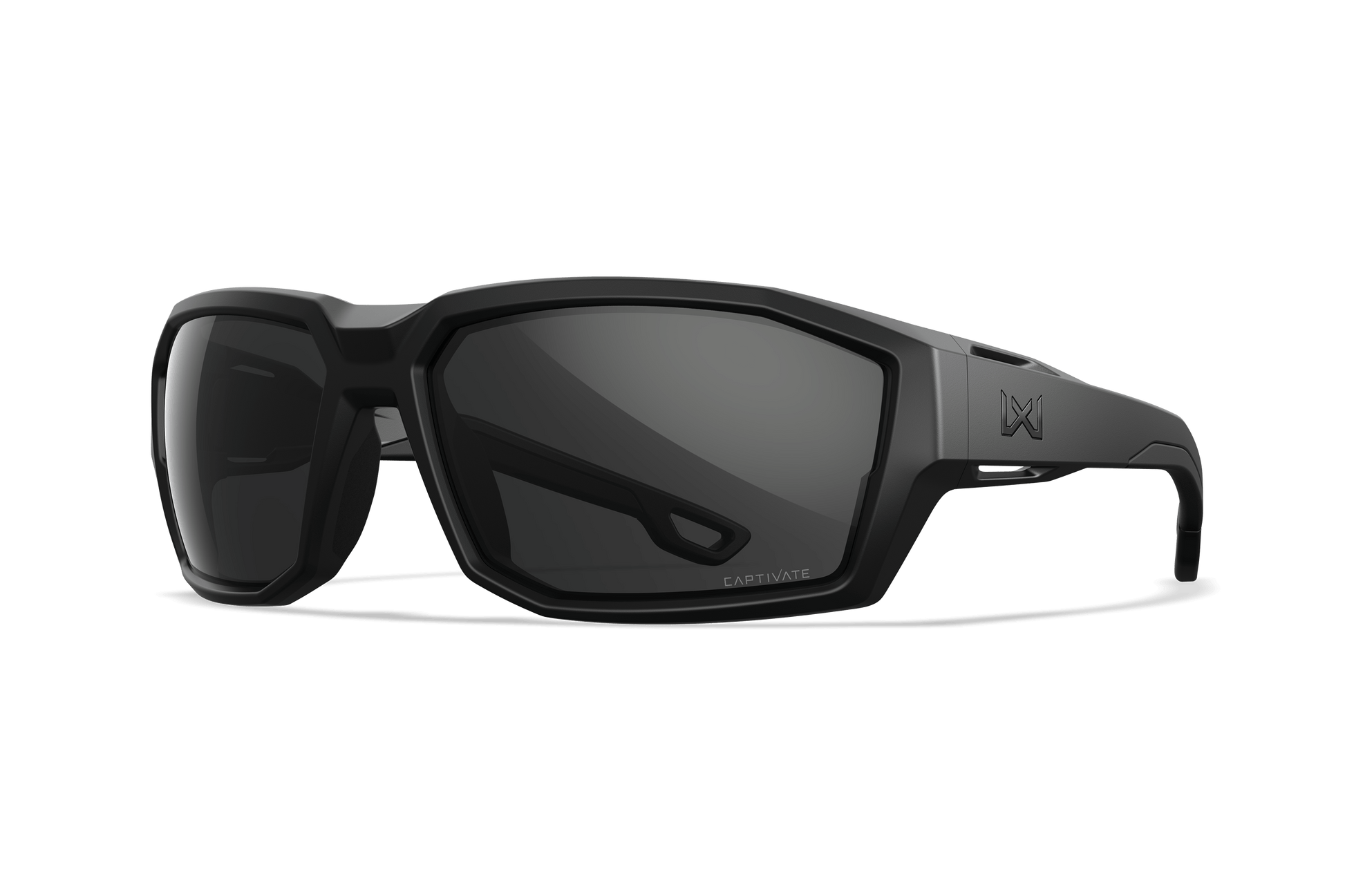 Wiley X Alpine balistické slnečné okuliare, Matte Black / CAPTIVATE Grey