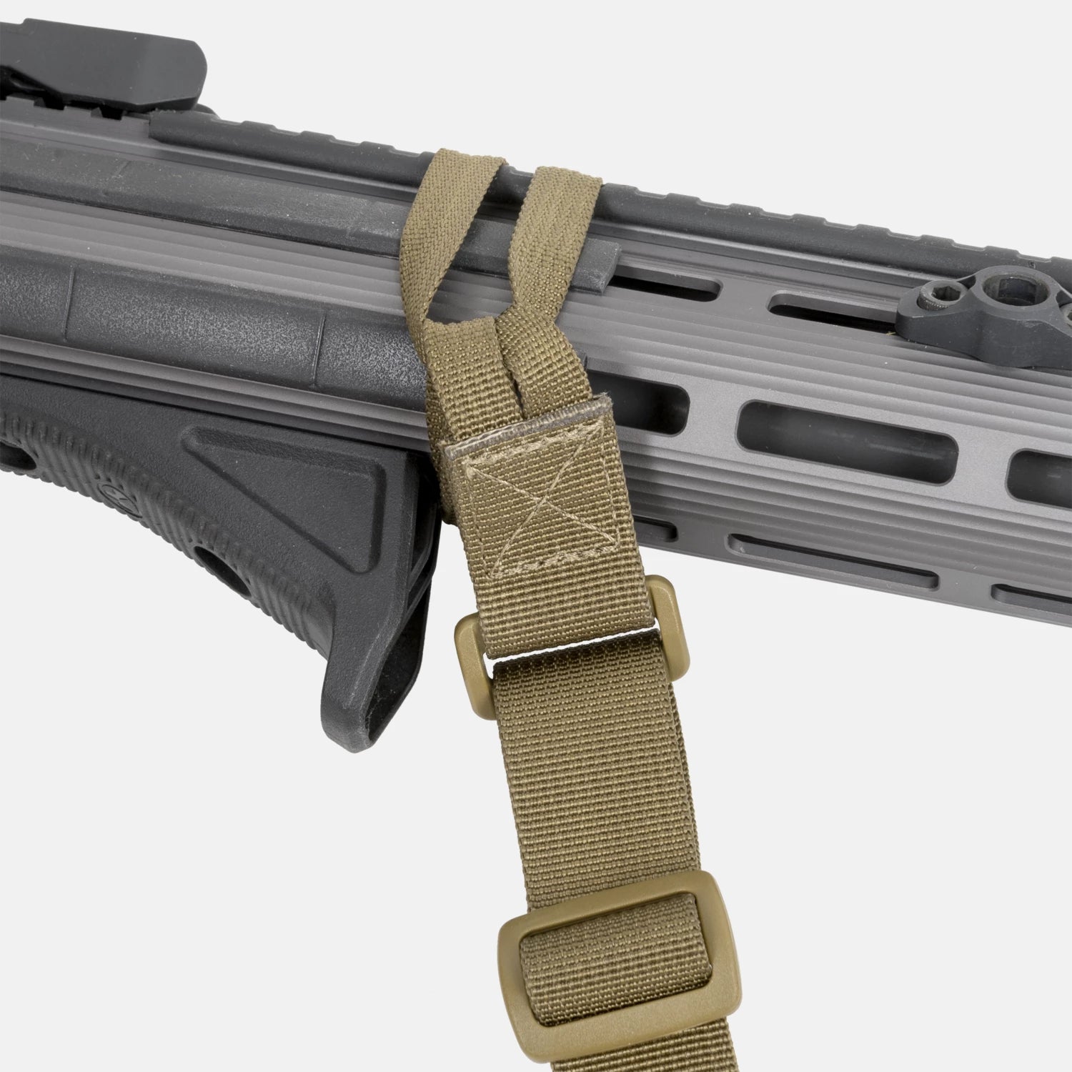 Helikon-Tex Dvojbodový popruh taktický na zbraň, sivá – detail 1
