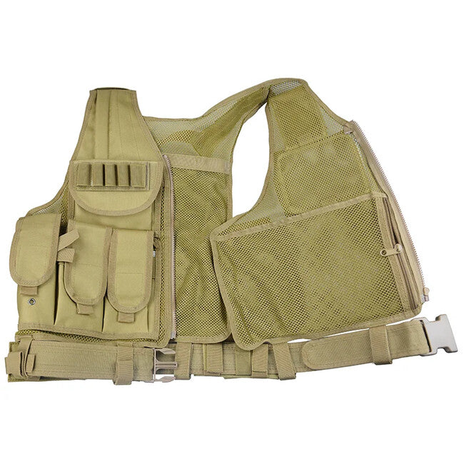 Dragowa Tactical αμάνικο γιλέκο τακτικό, μαύρο