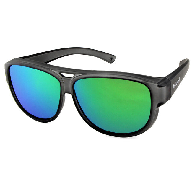 ActiveSol El Aviador Polarized Γυαλιά Ηλίου Fitover Παιδικά, Γκρι/Καθρεπτιζόμενα