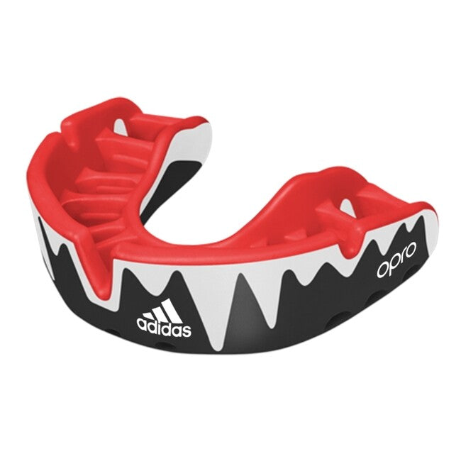 Adidas Opro Platinum Προστατευτικό Δοντιών, κόκκινο-μαύρο-λευκό