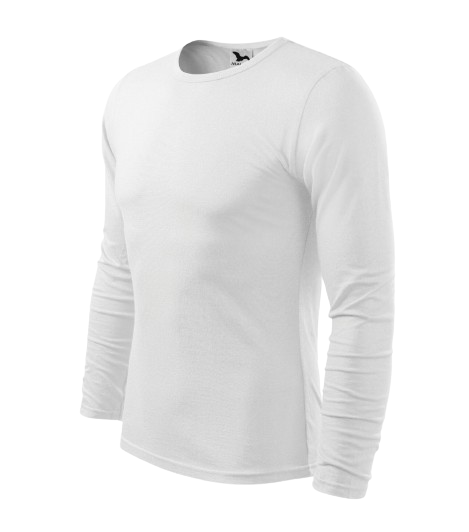 Malfini Fit-T μπλουζάκι μακρύ μανίκι 160g/m2, λευκό