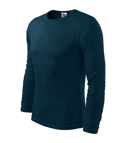 Malfini Fit-T Μακρυμάνικο Μπλουζάκι 160g/m2, σκούρο μπλε