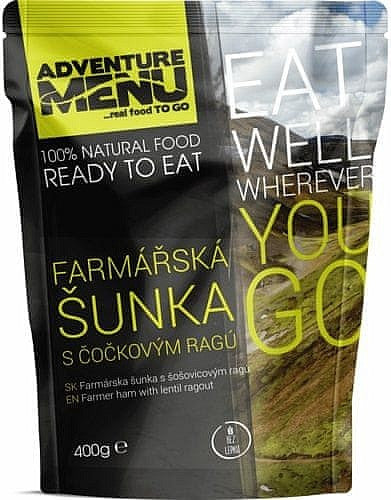 Adventure Menu Αγροτικό Ζαμπόν με Φακές Ragú 400g