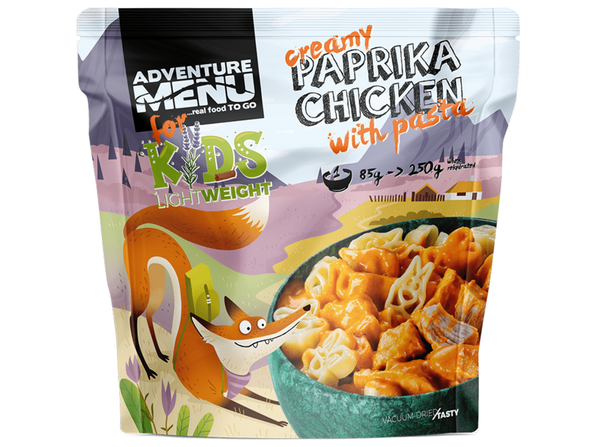 Μενού Κοτόπουλο Πάπρικα με Ζυμαρικά Adventure, 250g