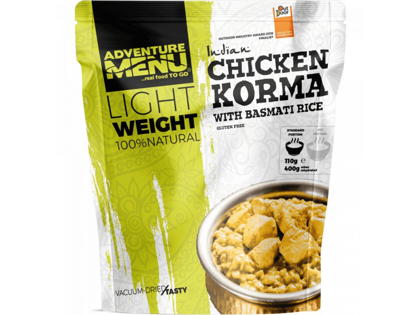 Adventure Menu Κοτόπουλο Korma με Basmati Ρύζι 400g