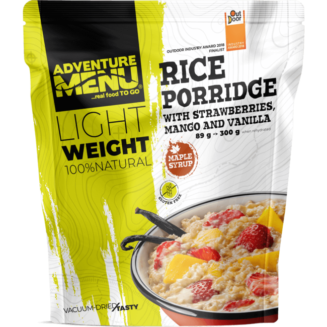 Adventure Menu Ρυζότο με Φράουλες, Μάνγκο και Βανίλια, 300g