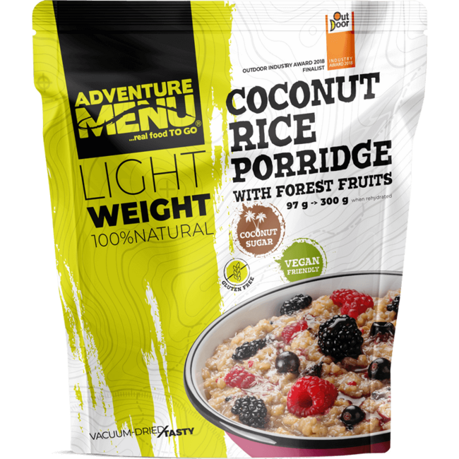 Adventure Menu Ρύζι-Καρύδα Κουάκερ με Δασικά Φρούτα, 300g