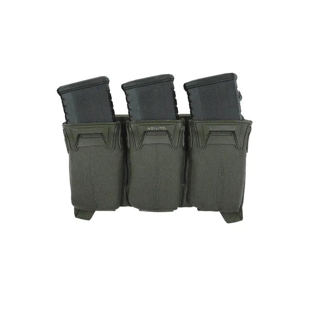 Agilite Pincer Triple θήκη τριπλού φορτωτή, ranger green