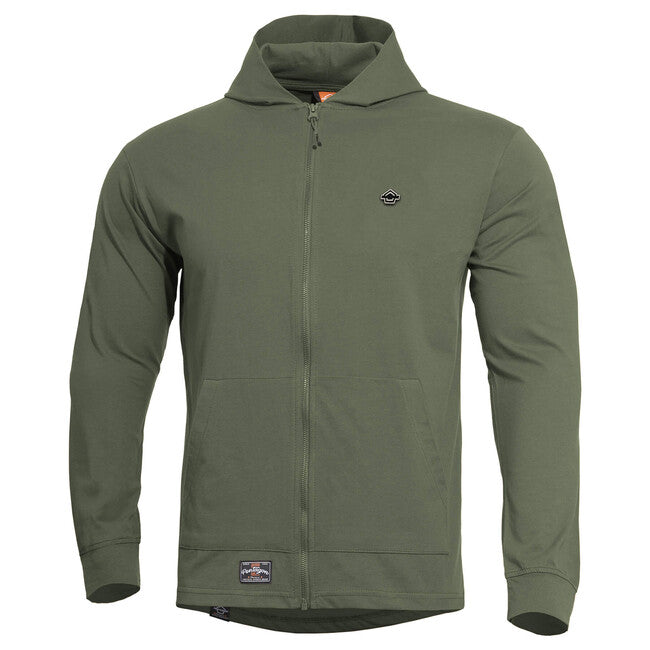 Pentagon Agis Ring Spun Φούτερ με Κουκούλα Ανδρικό, camo green