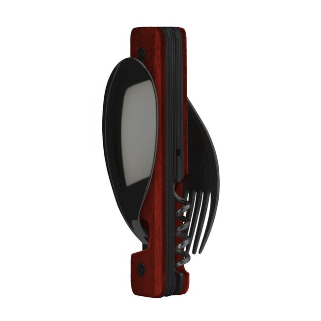 Akinod A02B00005 Σετ Πολλαπλών Χρήσεων 13h25, Black Mirror Finish, Coral Wood