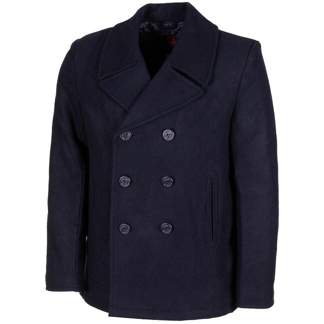 MFH US Peacoat Μπουφάν με Κουμπιά, Μπλε