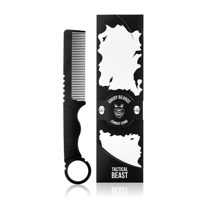 ANGRY BEARDS Χτένα Combat Comb για Γένια και Μούστακα