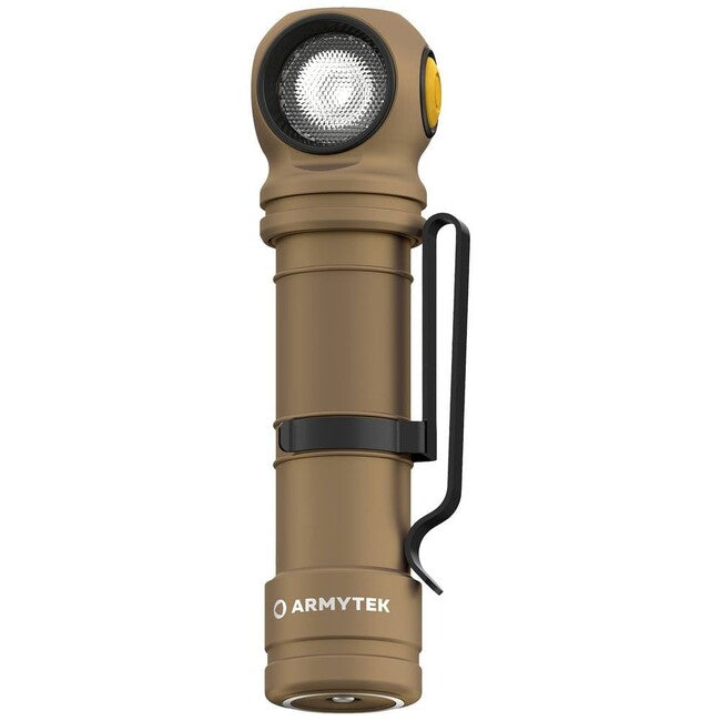 ArmyTek Wizard C2 Pro Max LED Φακός Χεριού Λευκό με Μαγνητικό Κάτσιρο και Τροφοδοσία από Μπαταρία 4000 lm, άμμος